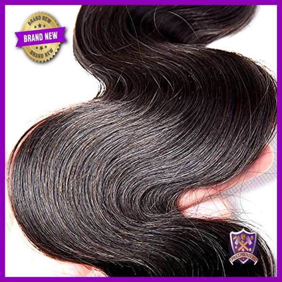 Brazilian Human Hair Extensions 18 20 22 Inch Body Wave Bundles Soft Silky main image 6